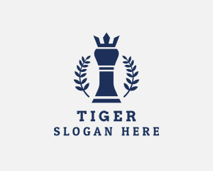 Chess Master - Queen Chess Club logo design