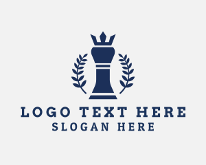 Strategist - Queen Chess Club logo design