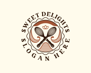 Whisk Baking Cuisine logo design