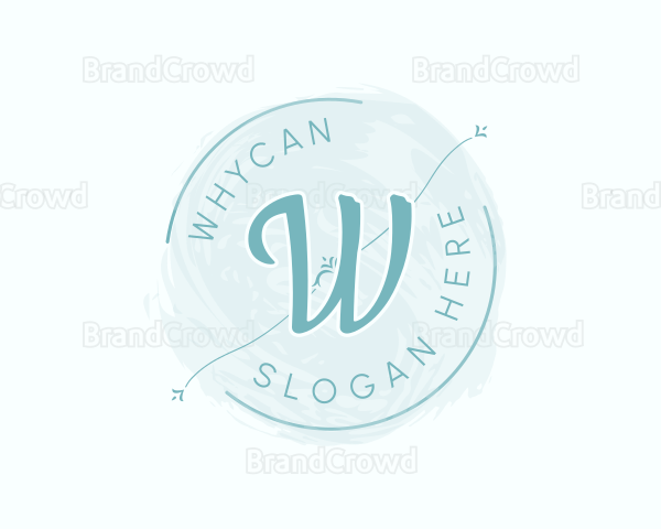 Cosmetics Beauty Watercolor Logo