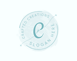 Cosmetics Beauty Watercolor  logo design