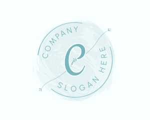 Enterprise - Cosmetics Beauty Watercolor logo design
