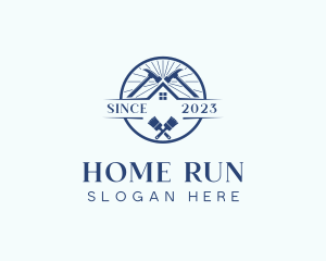 Roofing Home Builder logo design