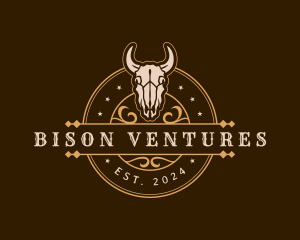 Bull Western Ranch logo design