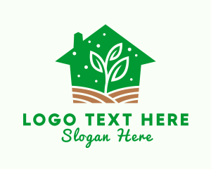 Gardening - Greenhouse Plant Cultivation logo design
