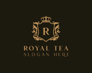 Royal Shield Crown logo design