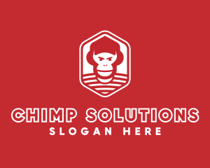 Monkey Ape Chimp logo design
