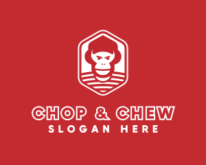 Monkey Ape Chimp logo design