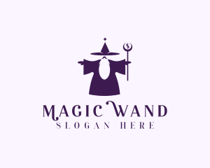 Wand - Magical Money Wizard logo design