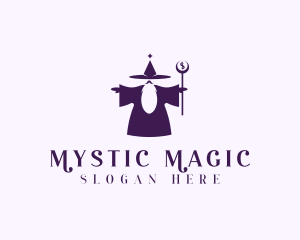 Sorcerer - Magical Money Wizard logo design