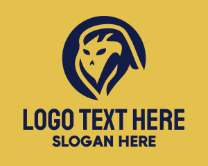 Yellow Sun - Safari Wild Lion logo design