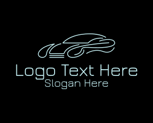 Modern Sports Car  Logo