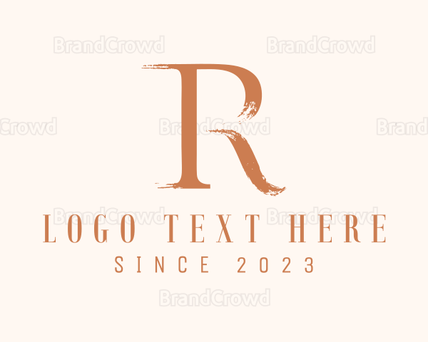 Cosmetics Letter R Logo