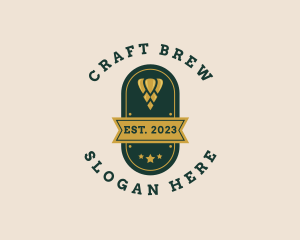 Beer Hop Brewer logo design