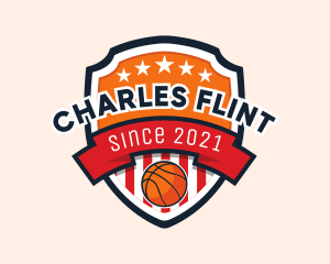 Basketball Shield Tournament logo design