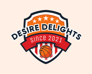 Basketball Shield Tournament logo design