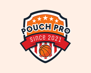 Basketball Shield Tournament logo design