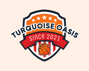 Basketball Shield Tournament logo design