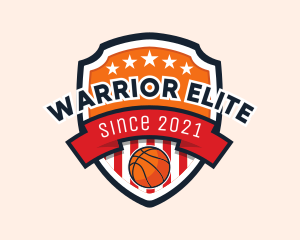 Basketball Shield Tournament logo design