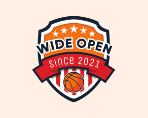 Basketball Shield Tournament logo design