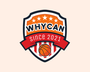 Basketball Shield Tournament logo design