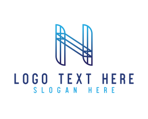Letter N - Professional Letter N Company logo design
