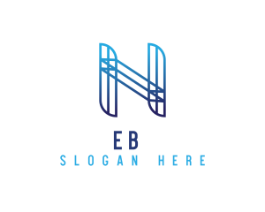Letter Sn - Professional Letter N Company logo design