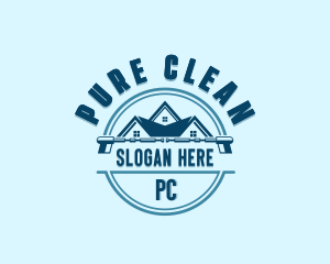 Home Sanitation Cleaning logo design