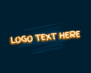 Pop Culture - Brush Stroke Wordmark logo design