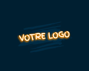 Playful - Brush Stroke Wordmark logo design