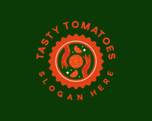 Ketchup - Vegan Tomato Fruit logo design