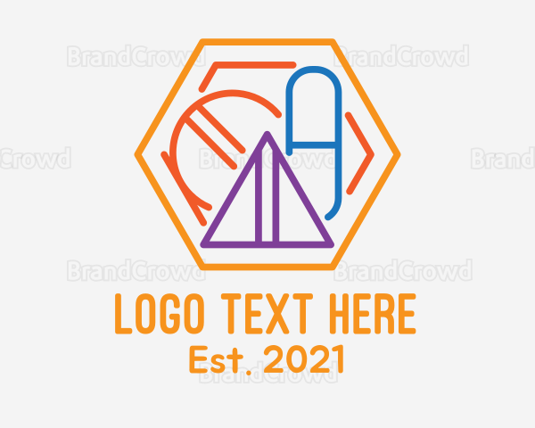Hexagon Medical Pill Logo