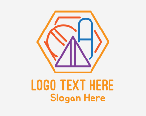 Hexagon Medical Pill Logo