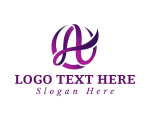 Enterprise - Business Cursive Letter A logo design