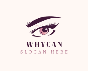 Violet - Eye Beauty Makeup logo design