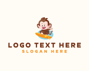 To Do List - Surf Monkey Wave logo design