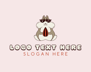 Hamster Pet logo design