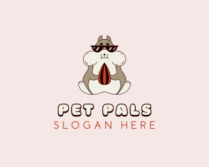 Hamster Pet logo design