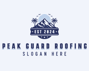 Mountain Summit Peak logo design