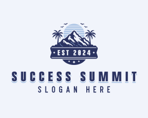 Mountain Summit Peak logo design