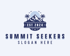 Mountain Summit Peak logo design