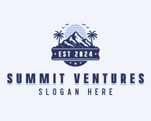 Mountain Summit Peak logo design