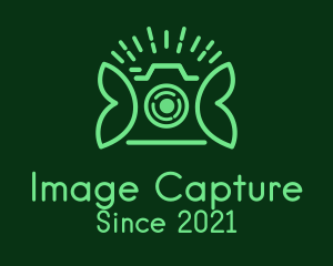 Capture - Green Photography Camera logo design