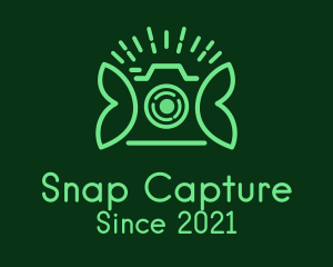 Capture - Green Photography Camera logo design