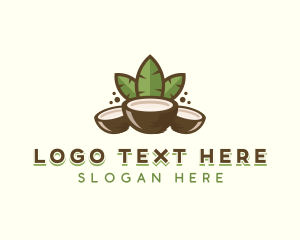 Coco Sugar - Tropical Organic Coconut logo design