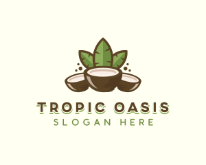 Tropical Organic Coconut logo design