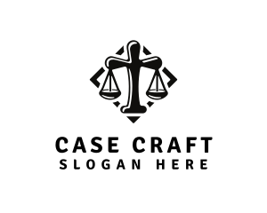 Case - Cross Scale Justice logo design