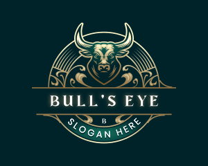 Elegant Bull Bison Ranch logo design