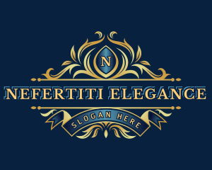 Luxury Elegant Floral logo design