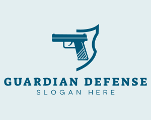 Self Defense - Firearm Gun Weapon logo design